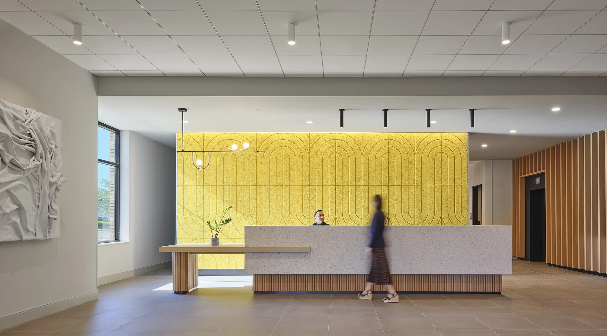 Deerfield Supportive Living lobby reception desk